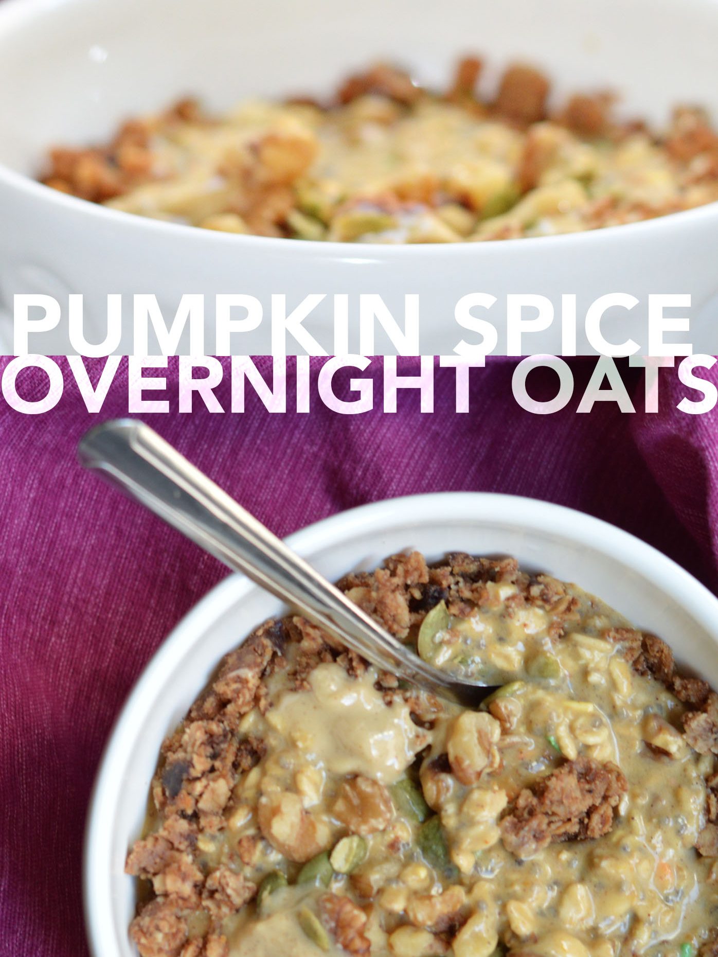 pumpkin pie overnight oats | fittybritttty.com